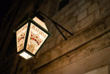 Dubrovnik, Jewelery shop street sign lamp