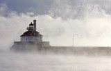 Canal Park lighthouse, just before leaving for Sax-Zim Bog