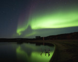 Northern Lights at Point Lake Lodge