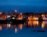 Twillingate Harbour at Night