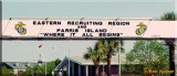 Parris Island Front Gateway Entrance Banner 