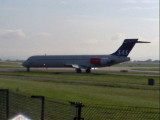 SAS (LN-RMG) Douglas DC9 @ Manchester