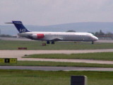 SAS (LN-RMG) Douglas DC9 @ Manchester