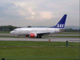 SAS (LN-RPG) Boeing 737 @ Manchester