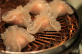 Dumplings with prawn filling