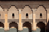 Ben Youssef Madrasa: Wall in the Patio