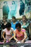 Fashion vendors, Shanghai, China, 2006