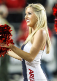 Arizona Dance Team Member cheers the Cats progress