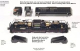 Shell Removal / Renumbering on Southern Pacific Black Widow LifeLike N SD7 
