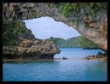 Rock Island Arch in Palau