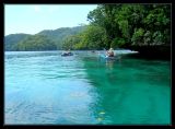 paddling our way to Mandarin Fish Lake