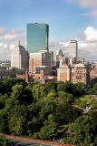 The Public Garden and Boston Skyline