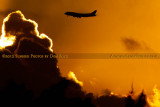 2012 - Virgin Atlantic B747-4Q8 G-VFAB airline aviation sunset stock photo #2442W