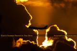 2012 - Virgin Atlantic B747-4Q8 G-VFAB airline aviation sunset stock photo #2444C