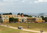 We took a cab to the Radisson, stored our bags, and cabbed to El Morro.  (Heres the near by museum, path to fort & trolley.)