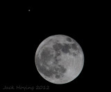 Full Moon & Jupiter close encounter