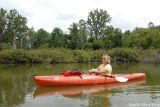 Kayaking behind Behms, Grand Lake