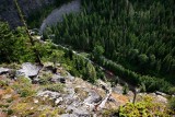 Westbound at The Gap, west of Merritt, Stevens Pass, WA.