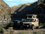 Camping at Dug Bar, Hells Canyon.