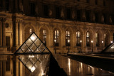 The Louvre at night