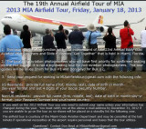Information about the 2013 MIA Airfield Tour