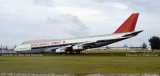 1972 - Northwest Airlines B747-151 N602US after running off the end of runway 27L at MIA