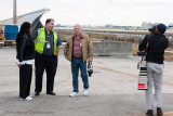 January 2013 - Dion Ames, American Airlines Maintenance Superintendent, Don Boyd and Suresh Atapattu taking a photo at MIA