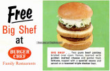 Burger Chef restaurants featuring the Big Shef