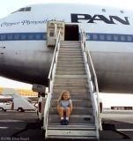 1981 - Karen and Pan Am B747-121A N659PA Clipper Plymouth Rock