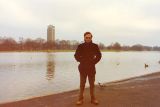 1978 - Don Boyd freezing in Hyde Park, London
