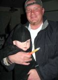 2005 - Kyler M. Kramer and his dad Steve Kramer on Halloween