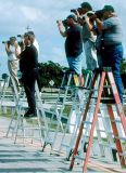 February 2005 - Aviation Photographers at FLL - Bob Durey on the far left, Eddy Gual on the far right