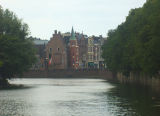 in the hague, across the binnenhof pond