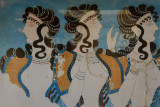Ladies in Blue Fresco, Knossos