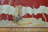 Reclining Griffin Fresco, Knossos