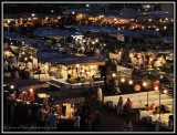 food stalls at Jemaa el Fna