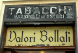 Old sign of Tobacco