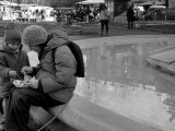 Picnic on the fountain