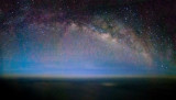 The milky way at night