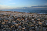 Empty beach between Woods Hole and Falmouth