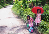 Kids on the way to school