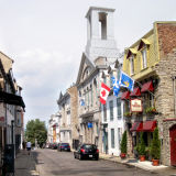 A street in the Upper Town section of Old Qubec.