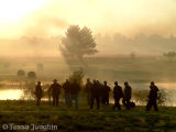 Steam at Dawn photoshoot on Sandstone Estates