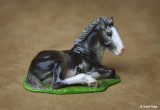 HA Churchill draft foal resin CM by Georgia Haynes Wean USA