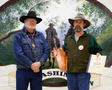 Jason Ridlon receiving a Lopper Award