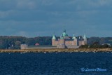 Kalmar Wasa-castle seen over the strait from land.