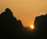 karst sunset