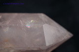 Rose Quartz Crystal DT Double Terminated Wand Polished Point - The Love Stone