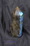 Healing Free-Standing Point Labradorite Wand - Deep Flashes of Blue & Green