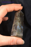 Healing Free-Standing Point Labradorite Wand - Deep Flashes of Blue & Green